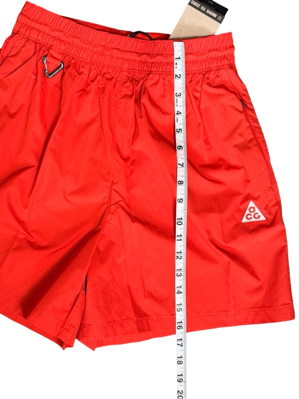 Nike ACG Repel Ripstop‎ Hiking Shorts Red Womens XS Trail HJ0263-633 NEW - Picture 12 of 13
